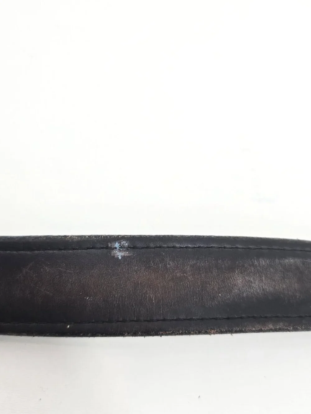 VTG DULUTH Trading Co. Size 40 Heavy Duty Leather Belt Brown Brass Buckle USA